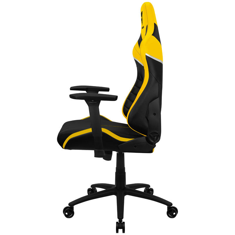 Sideprofil av ThunderX3 TC5 gamingstol svart/gul