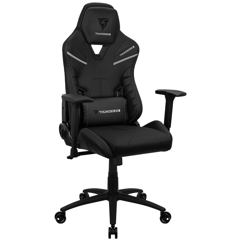 Detalj av ThunderX3 TC5 gamingstol PU-skinn svart armstøtte