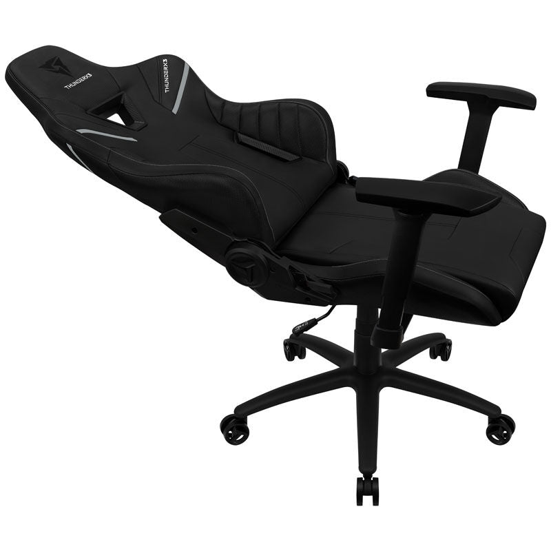 Nærbilde av ThunderX3 TC5 gamingstol PU-skinn svart sete