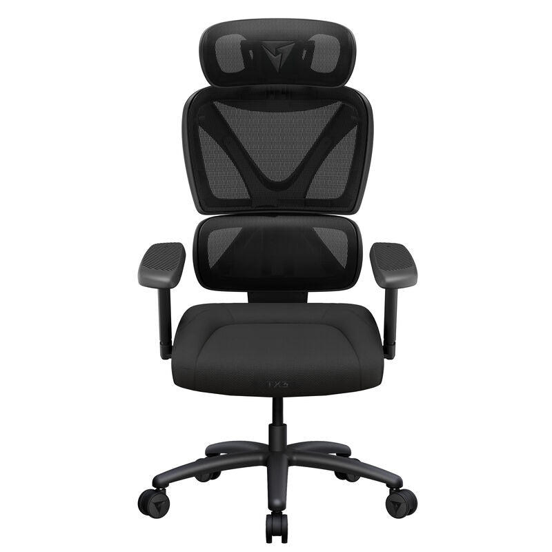 ThunderX3 XTC Cushion ergonomisk gamingstol mesh svart bakside