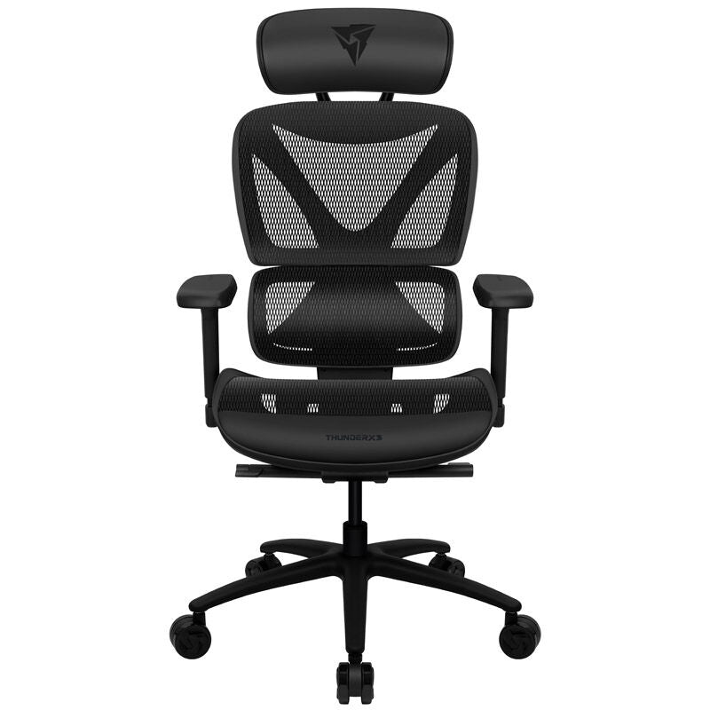 Detalj av mesh-rygg på ThunderX3 XTC ergonomisk kontorstol mesh svart