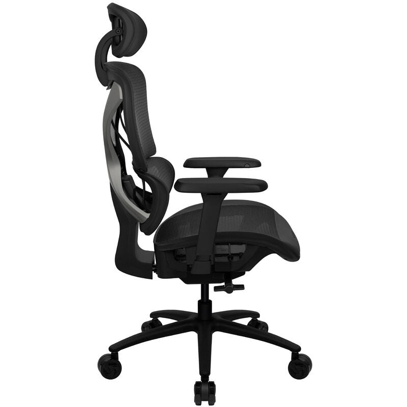 Montert ThunderX3 XTC ergonomisk kontorstol mesh svart