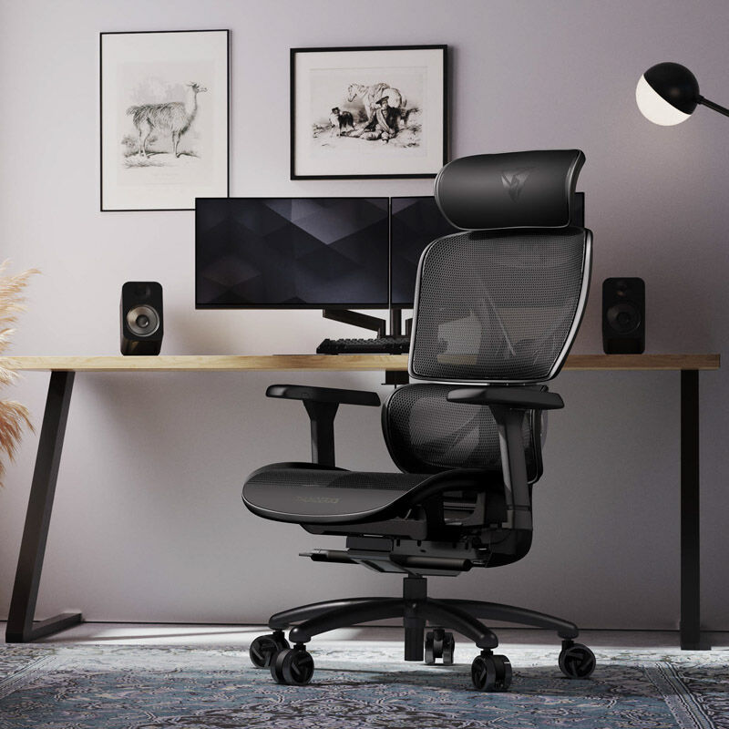 Sittepute i kunstlær på ThunderX3 XTC ergonomisk kontorstol mesh svart