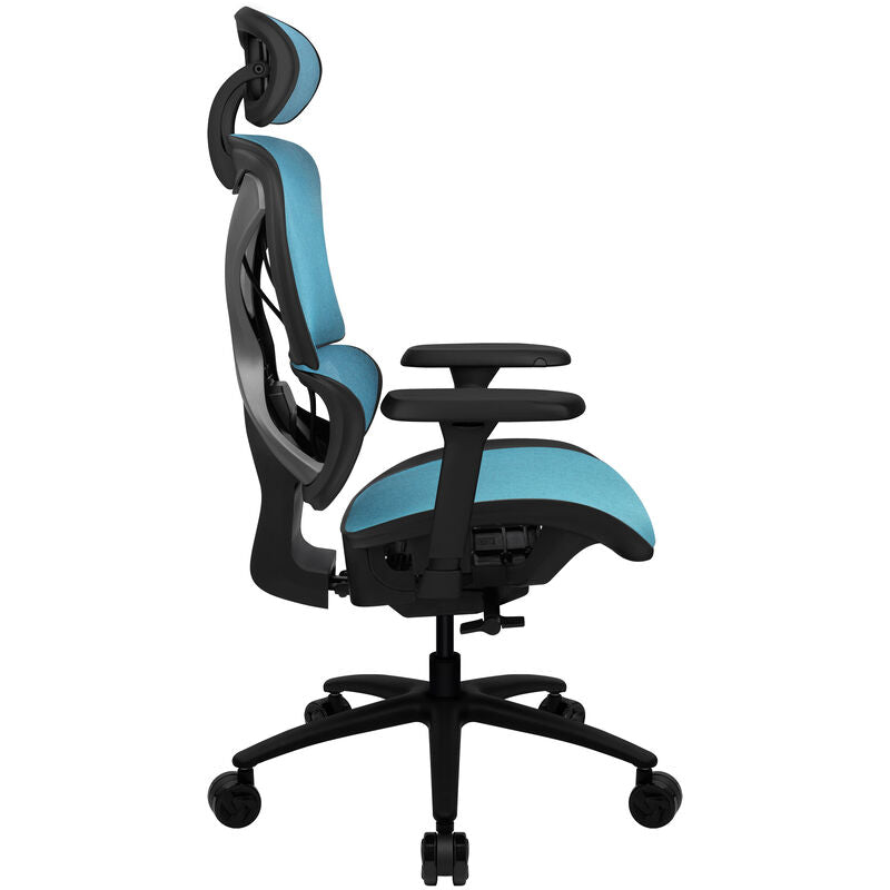 ThunderX3 XTC ergonomisk kontorstol mesh svart/blå justerbare armlener