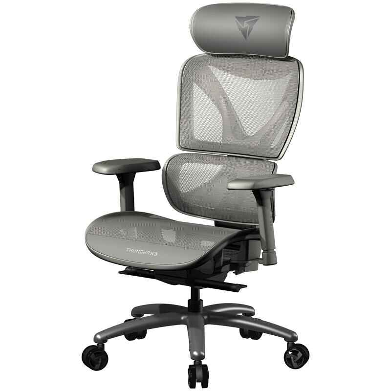 ThunderX3 XTC ergonomisk kontorstol mørkegrå forfra