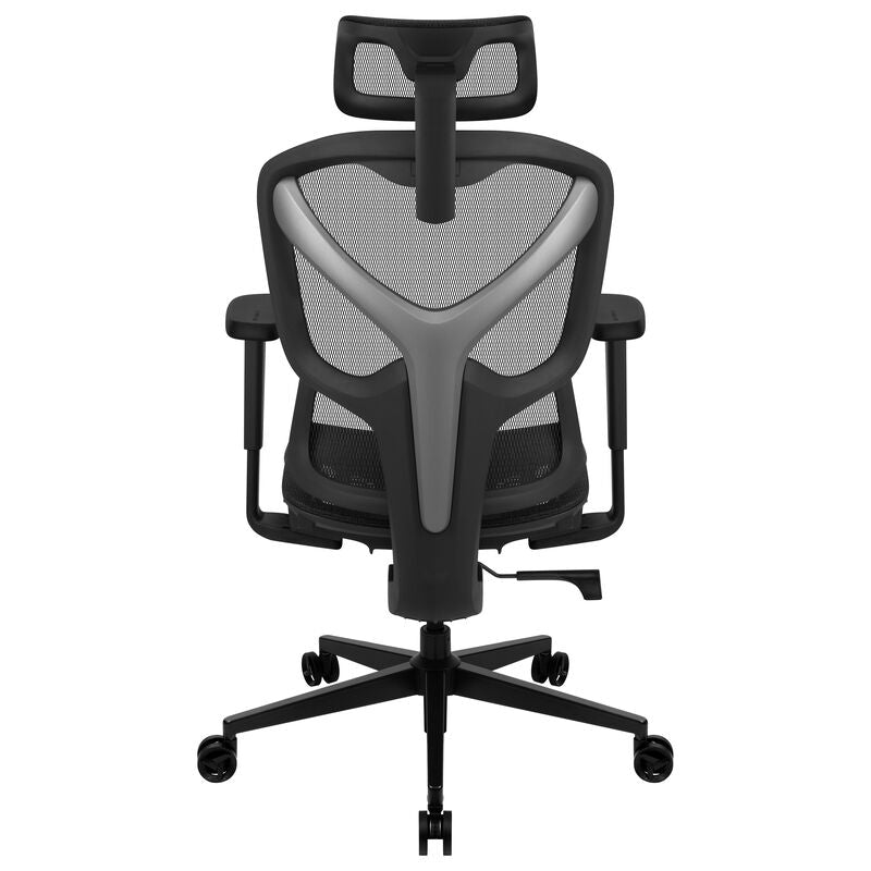 ThunderX3 YTC ergonomisk kontorstol mesh svart montert i kontor