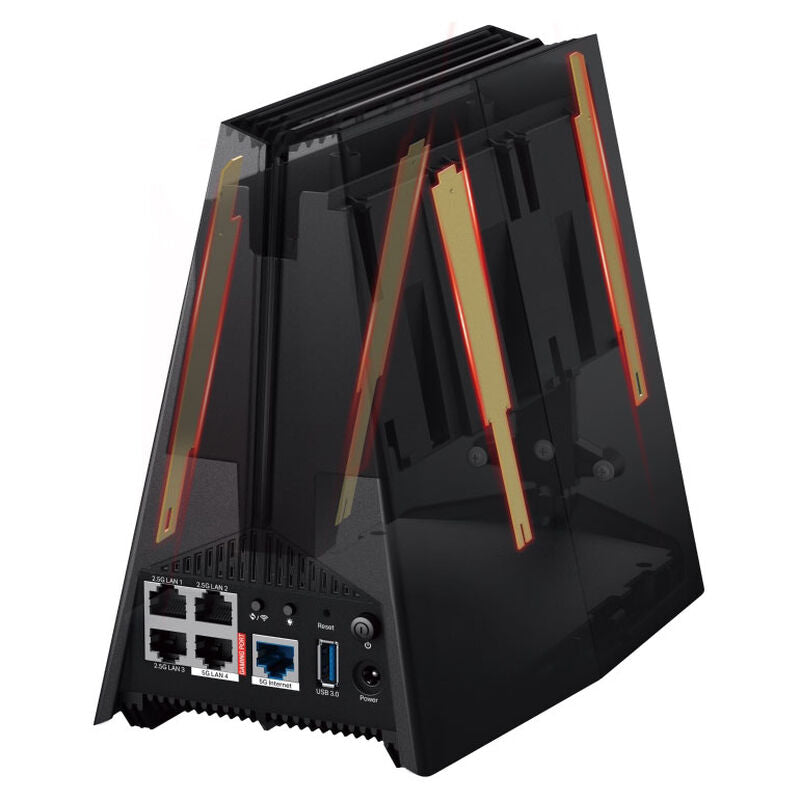 TP-Link Archer GE550 gamingruter montert i gamingoppsett