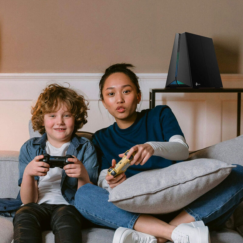 TP-Link Archer GE550 gamingruter med aktiv RGB-belysning