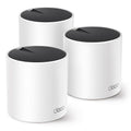 TP-Link Deco X55 mesh Wi-Fi 6 AX3000 ruter hvit 3-pakk forfra