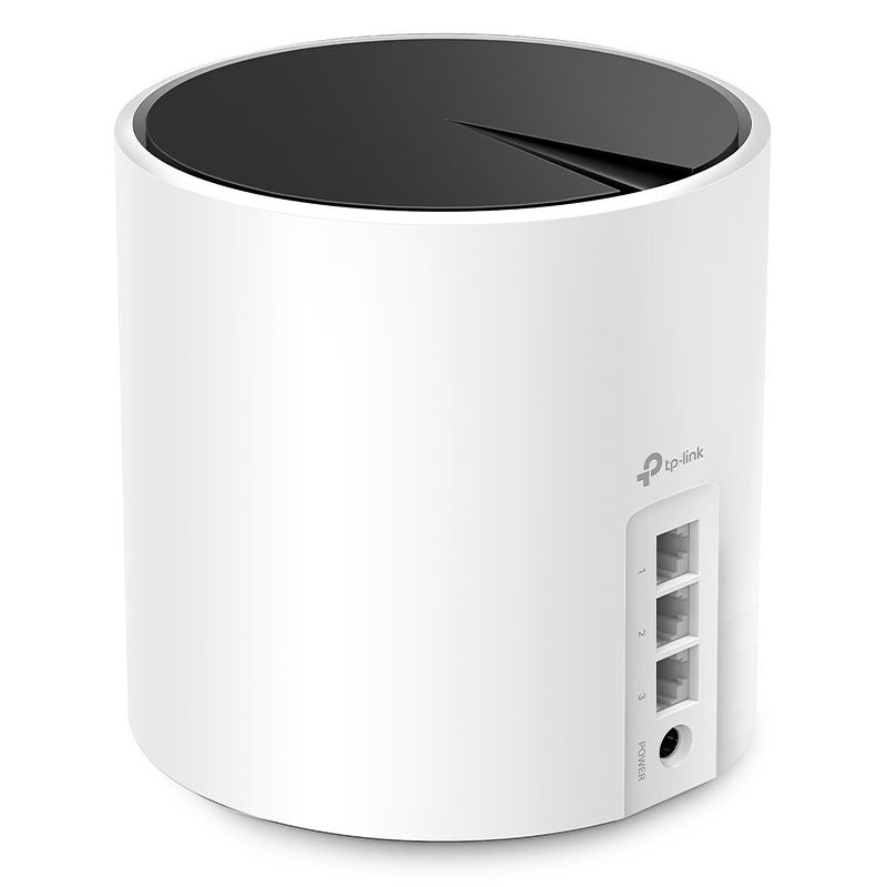 TP-Link Deco X55 mesh Wi-Fi 6 AX3000 ruter hvit 3-pakk detalj