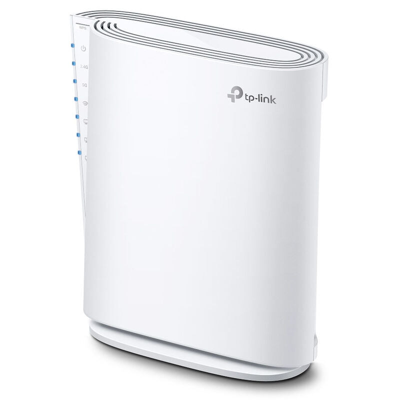 TP-Link RE6000XD WiFi-repeater Wi-Fi 6 AX6000 2.5G LAN OneMesh hvit forfra