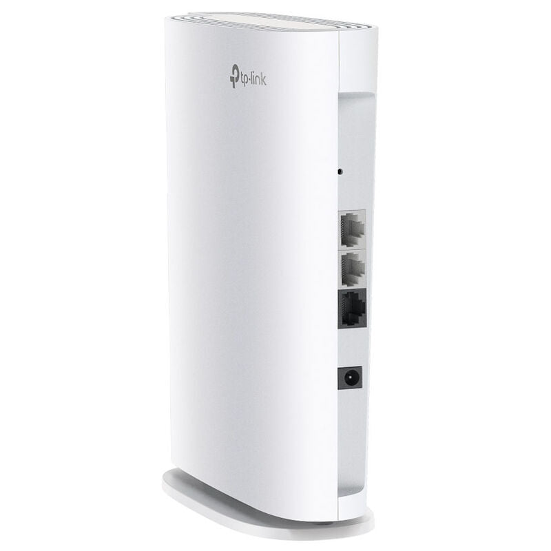Nærbilde av TP-Link RE6000XD WiFi-repeater Wi-Fi 6 AX6000 2.5G LAN OneMesh hvit