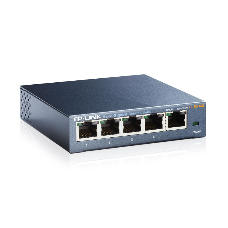 TP-Link TL-SG105 nettverkssvitsj 5-port forfra