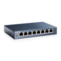 TP-Link TL-SG108 Gigabit nettverkssvitsj 8-port svart forfra