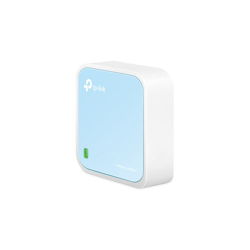 TP-Link TL-WR802N bærbar nano-ruter N300 300 Mbps bakside