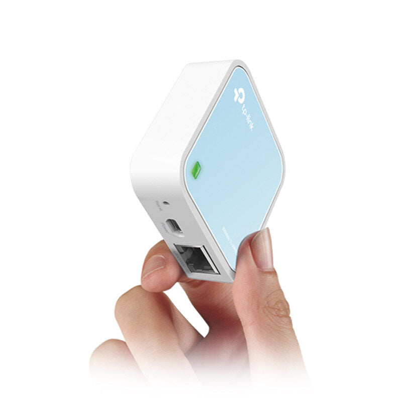 TP-Link TL-WR802N bærbar nano-ruter N300 300 Mbps montert