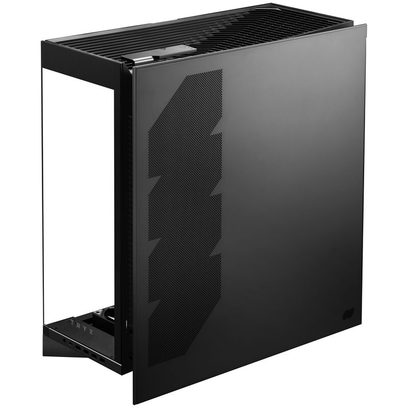 Detalj av herdet glass side på TRYX LUCA L70 kabinett midtårn E-ATX