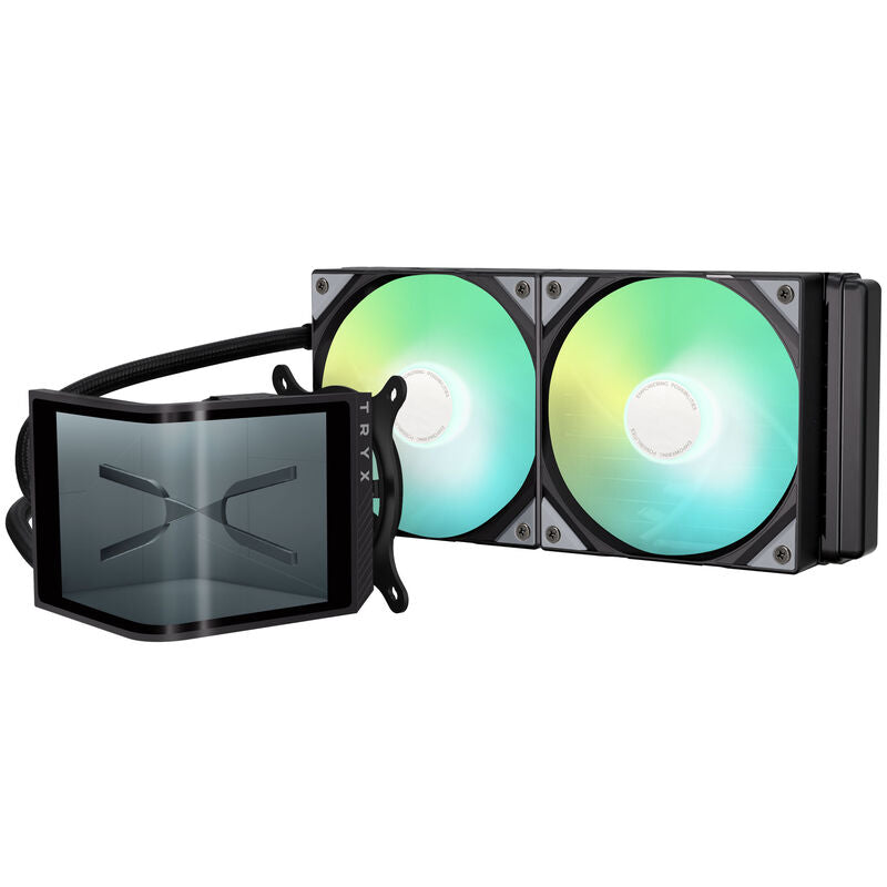 TRYX PANORAMA SE ARGB 240 AIO vannkjøling 3D AMOLED bakside