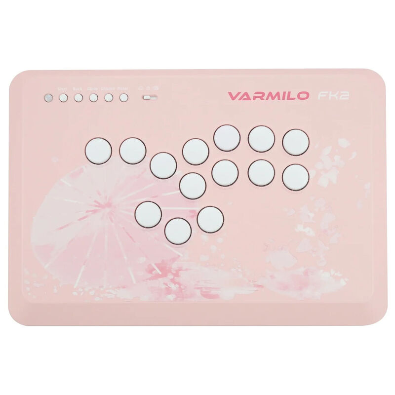 Varmilo FK2 Arcade kontroller Sakura MX Silver forfra