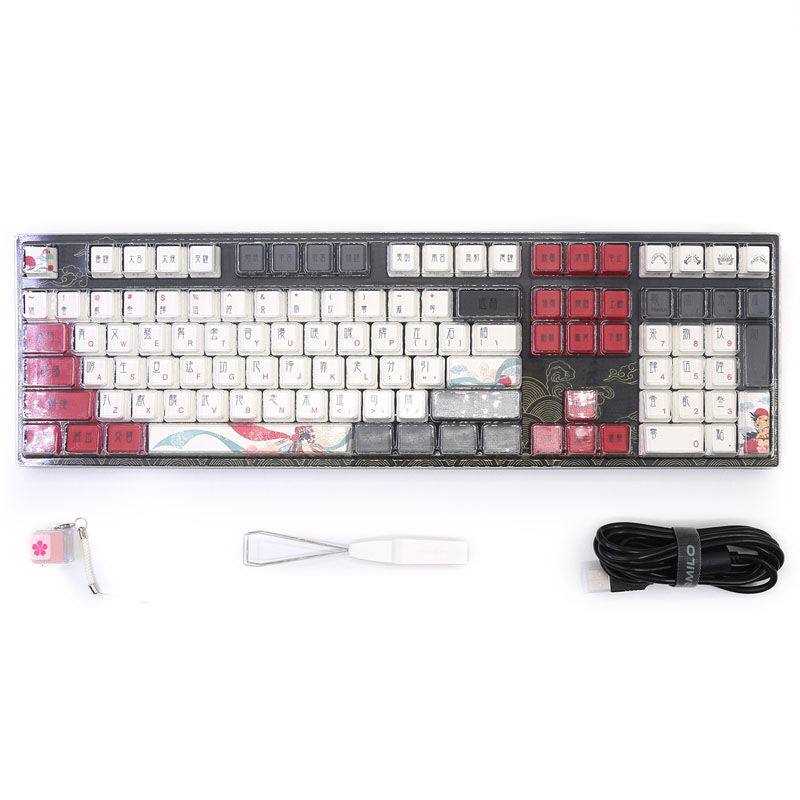 Metallføtter til Varmilo VEA108 Beijing Opera mekanisk gamingtastatur MX-Brown US