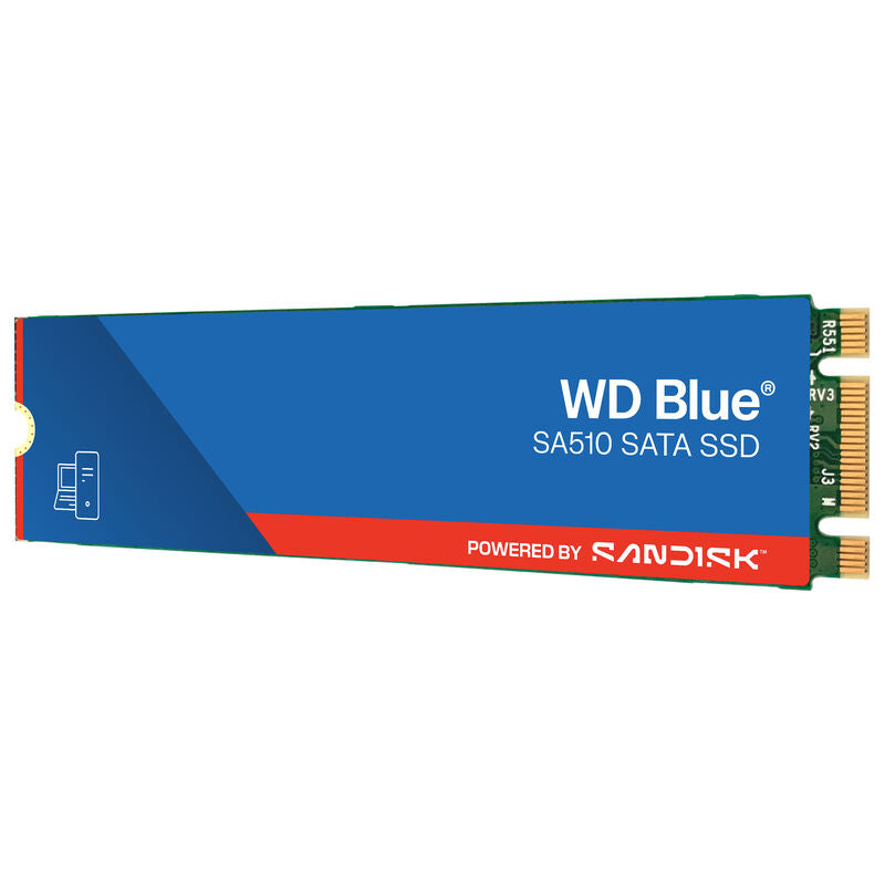 WD Blue SA510 M.2 SSD 500 GB SATA III 2280 bakside