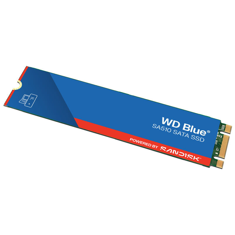 WD Blue SA510 M.2 SSD 500 GB SATA III 2280 forfra