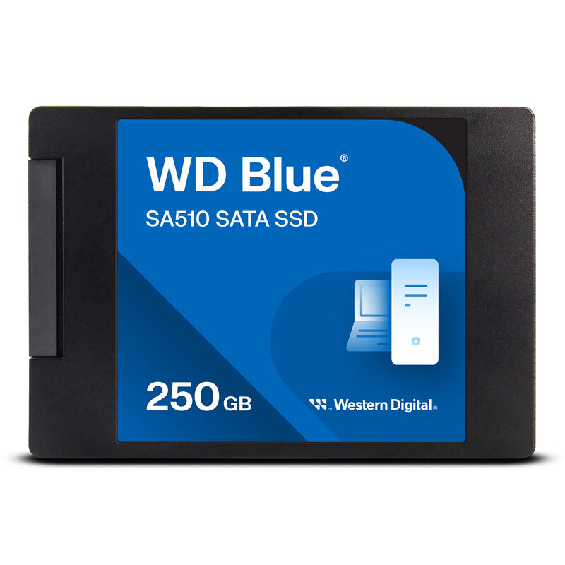 WD Blue SA510 2,5" SATA SSD 250 GB bakside