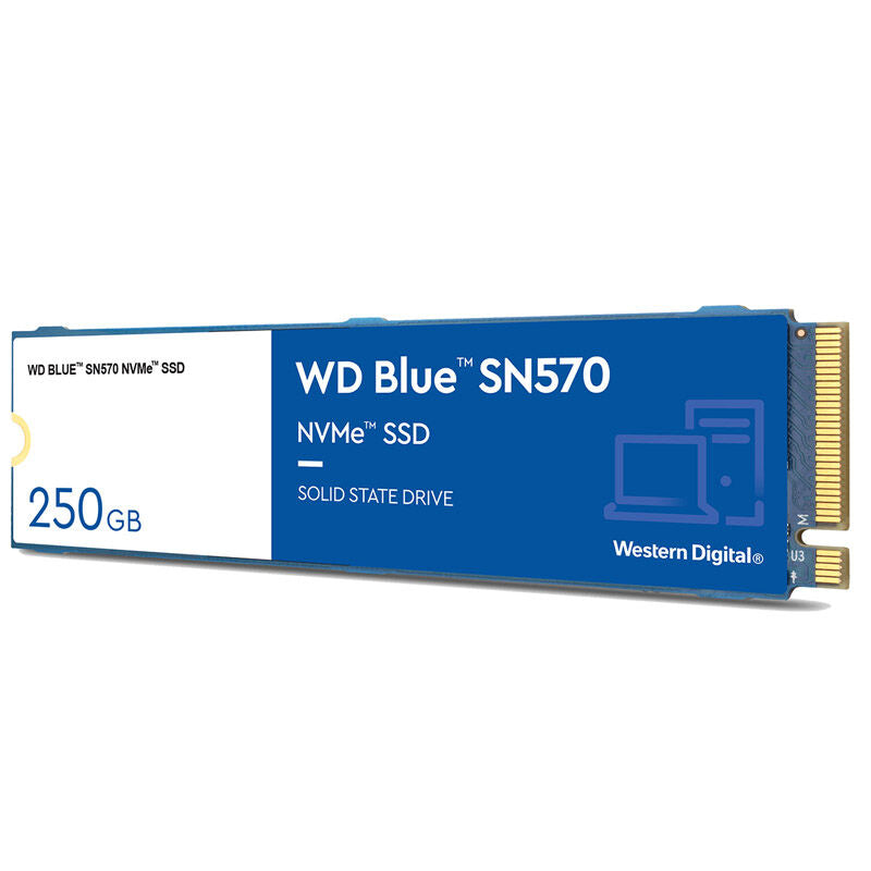 WD Blue SN570 NVMe M.2 SSD 250 GB PCIe 3.0 2280 bakside