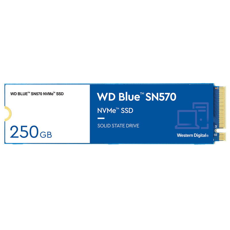 WD Blue SN570 NVMe M.2 SSD 250 GB PCIe 3.0 2280 detalj