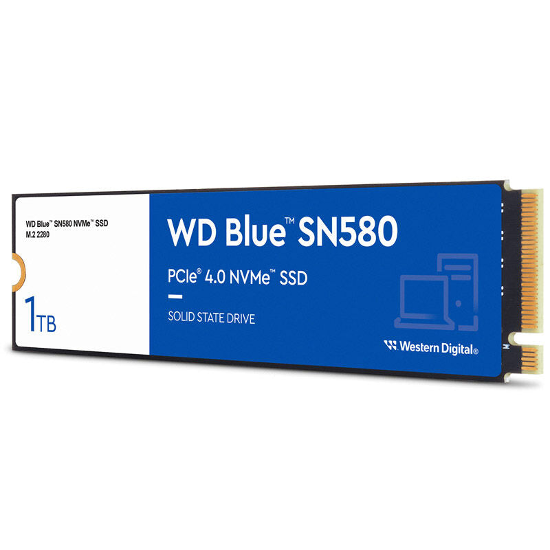 WD Blue SN580 NVMe SSD 1 TB PCIe 4.0 M.2 2280 bakside
