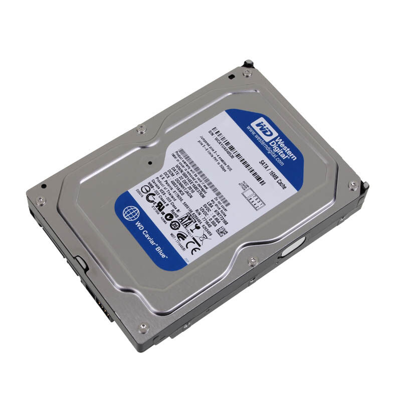 Western Digital Blue 3,5 harddisk 1 TB SATA 6G 7200 RPM forfra