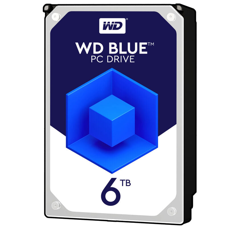 Western Digital Blue harddisk 6 TB 3,5" SATA 6G 5400 RPM bakside