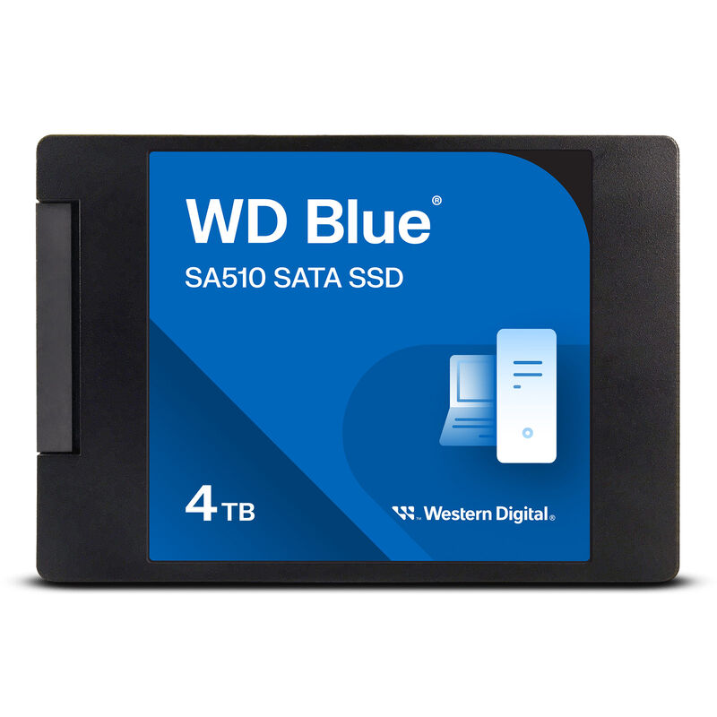 Western Digital Blue SA510 2,5" SSD SATA 4 TB bakside