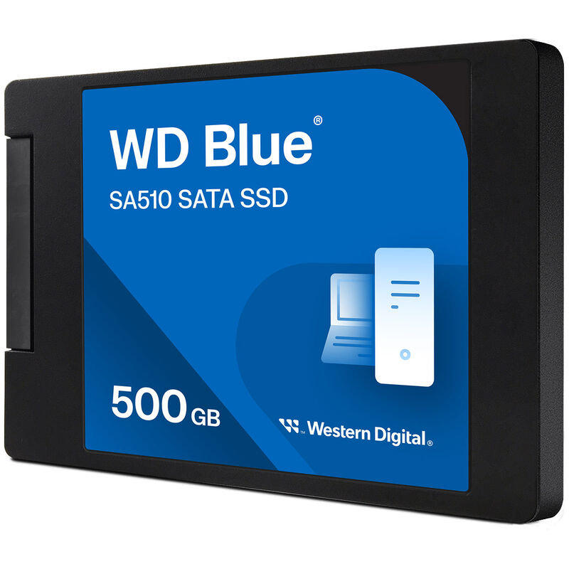 Western Digital Blue SA510 2,5" SSD SATA 500 GB forfra