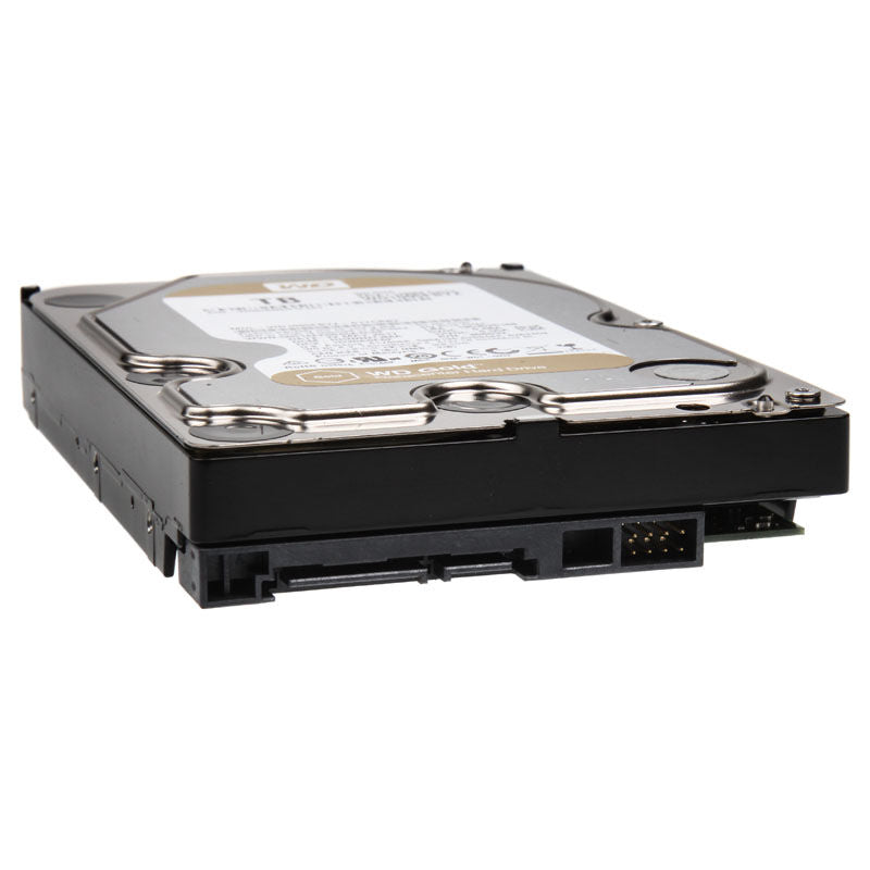 Western Digital Gold harddisk 1 TB 3,5 tommer bakside