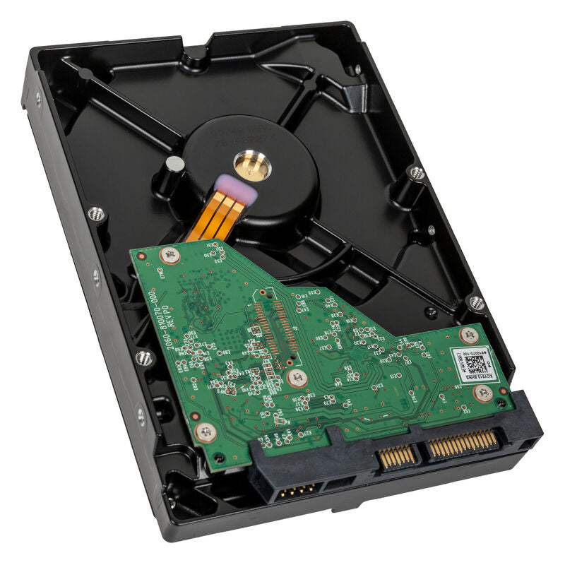 Detalj av Western Digital Red Plus 3,5 tommers NAS harddisk