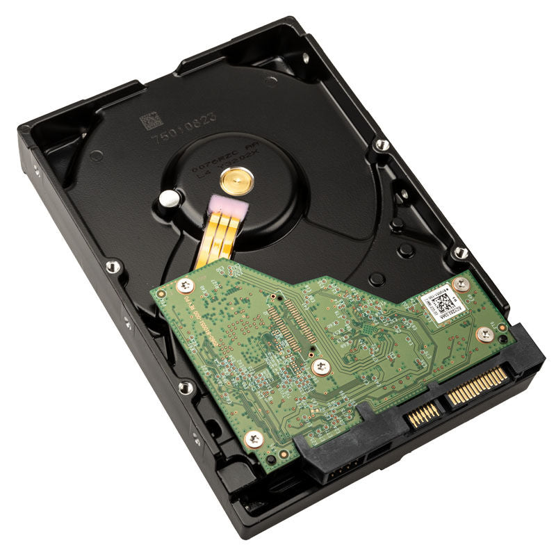 Bakside av Western Digital Red Plus 6 TB NAS harddisk