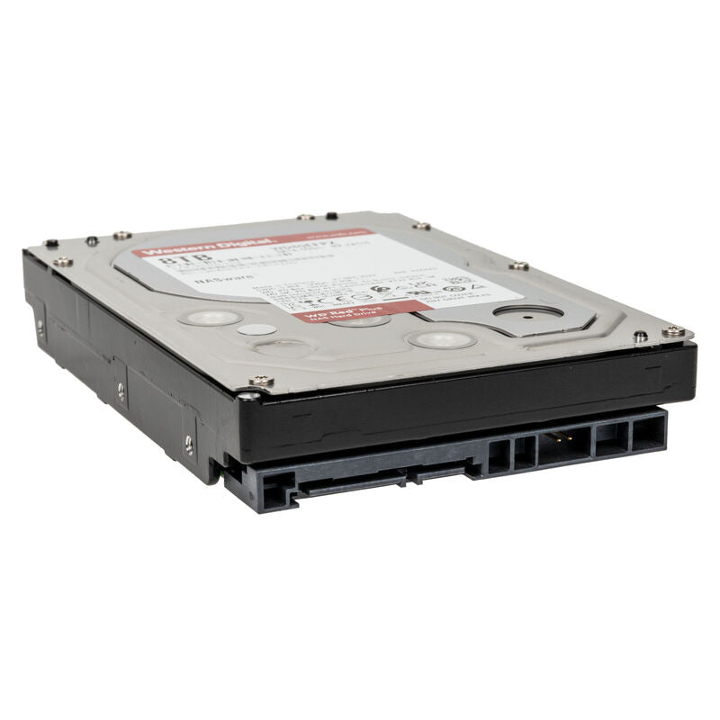 Bakside av Western Digital Red Plus 8 TB NAS harddisk