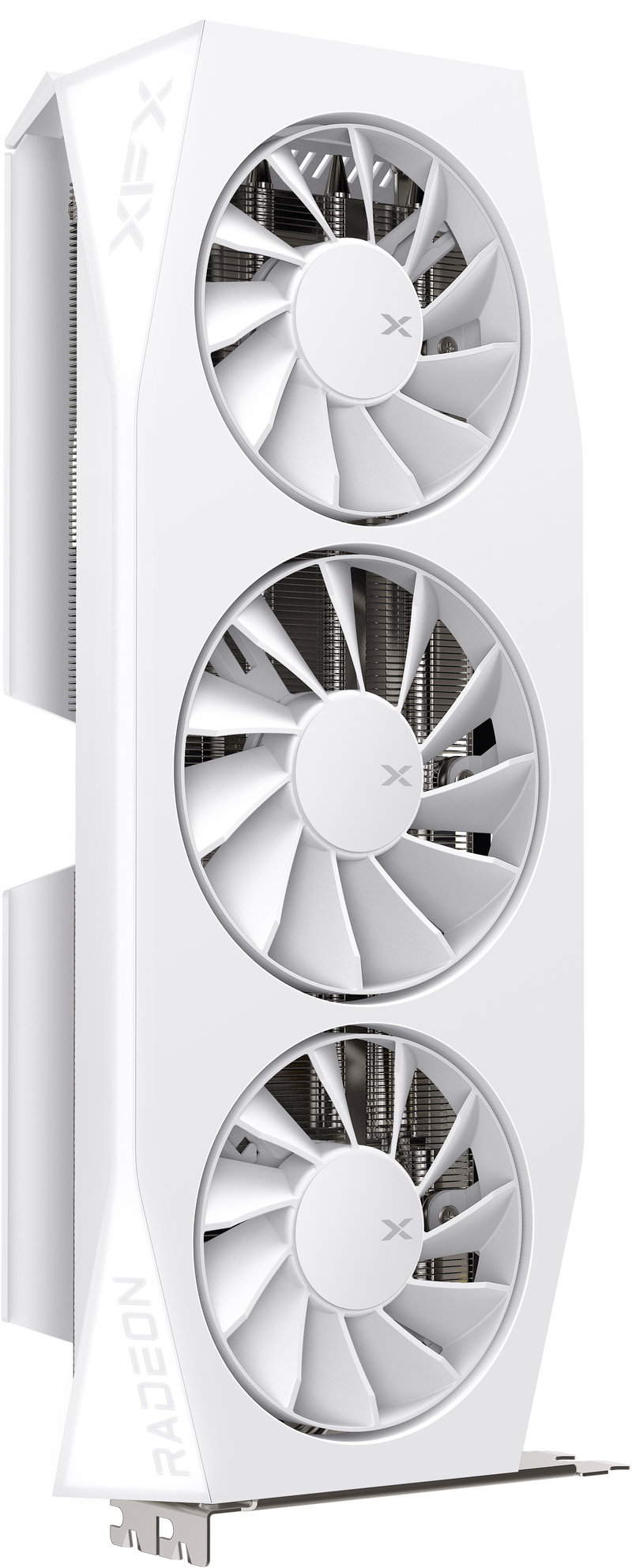 Montert XFX Mercury RX 9060 XT OC White Gaming Edition grafikkort i PC