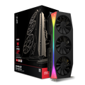 XFX Mercury RX 9070 XT OC Gaming Edition grafikkort forfra