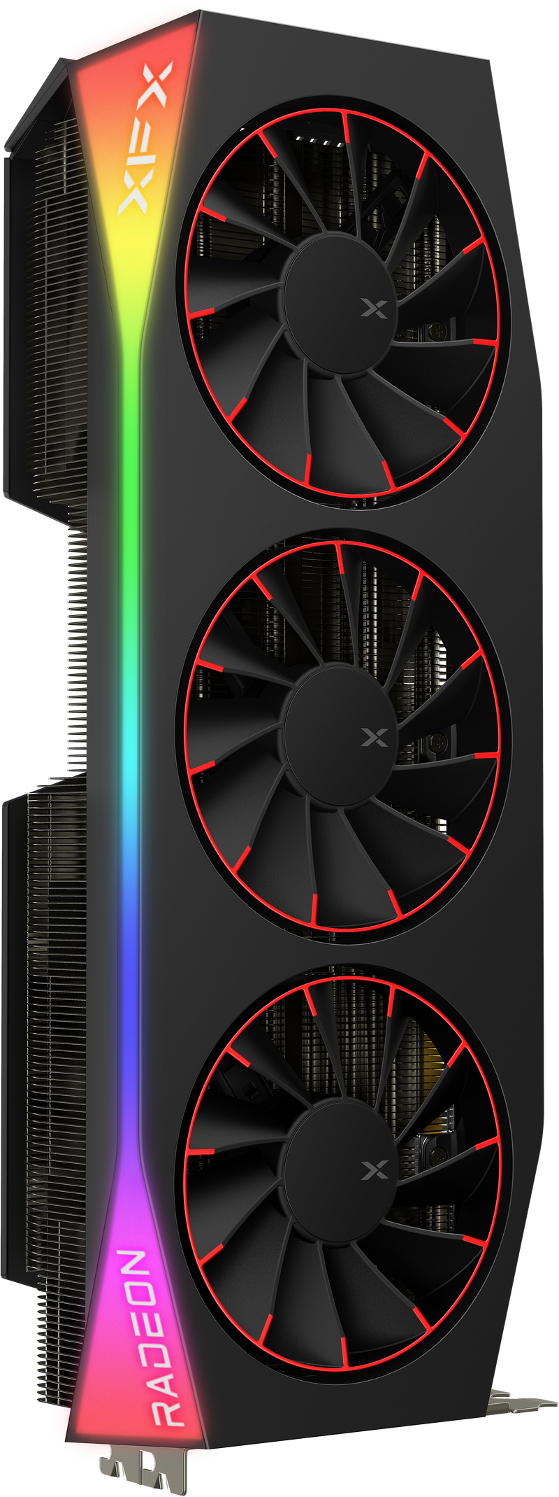XFX Mercury RX 9070 XT OC Magnetic Air grafikkort bakside
