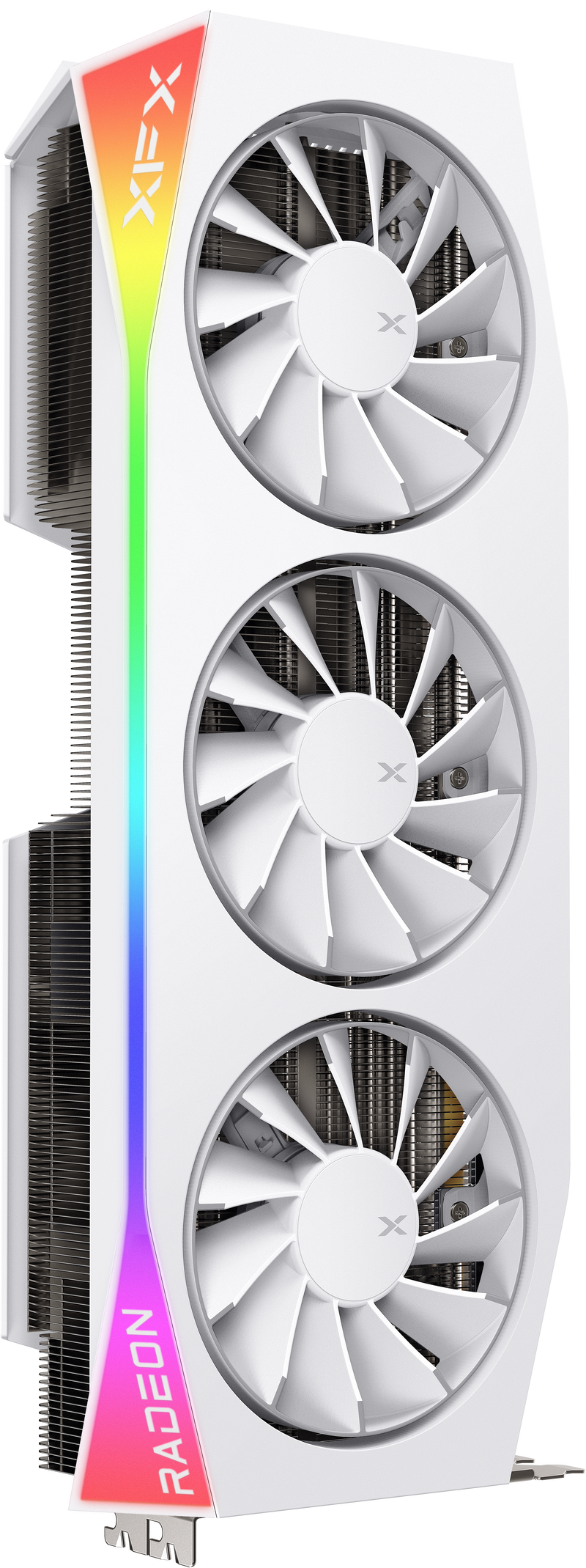 XFX Mercury RX 9070 XT OC White grafikkort bakside