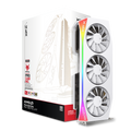 XFX Mercury RX 9070 XT OC White grafikkort forfra