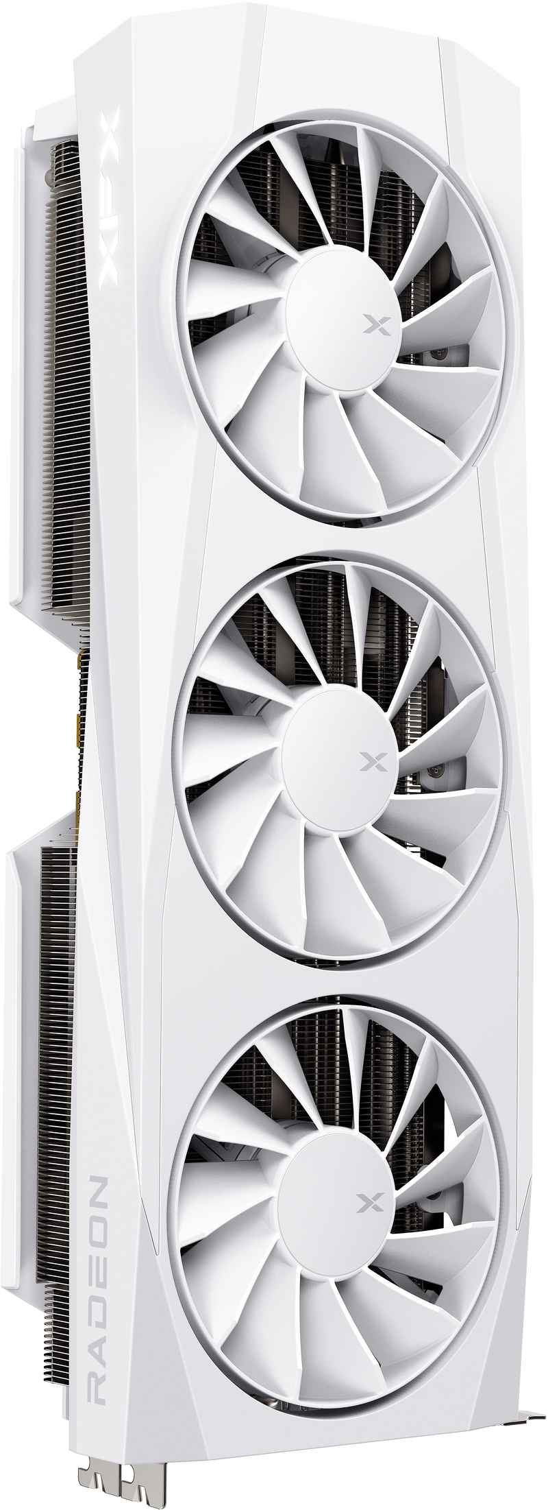 XFX Quicksilver RX 9070 XT White grafikkort bakside