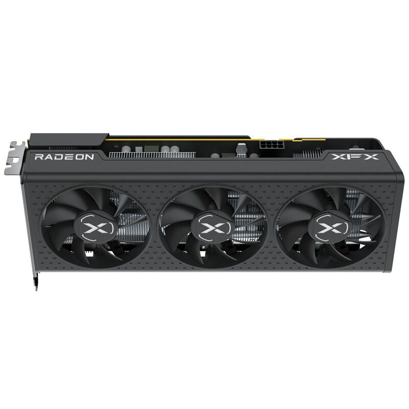 XFX Speedster QICK 308 RX 7600 Black Edition grafikkort bakside