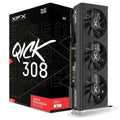 XFX Speedster QICK 308 RX 7600 Black Edition grafikkort forfra