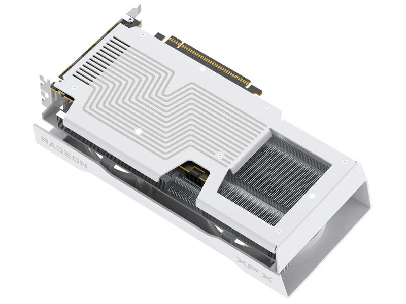 XFX Swift RX 9060 XT OC White grafikkort logo