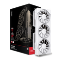 XFX Swift RX 9070 XT White Triple Fan grafikkort forfra
