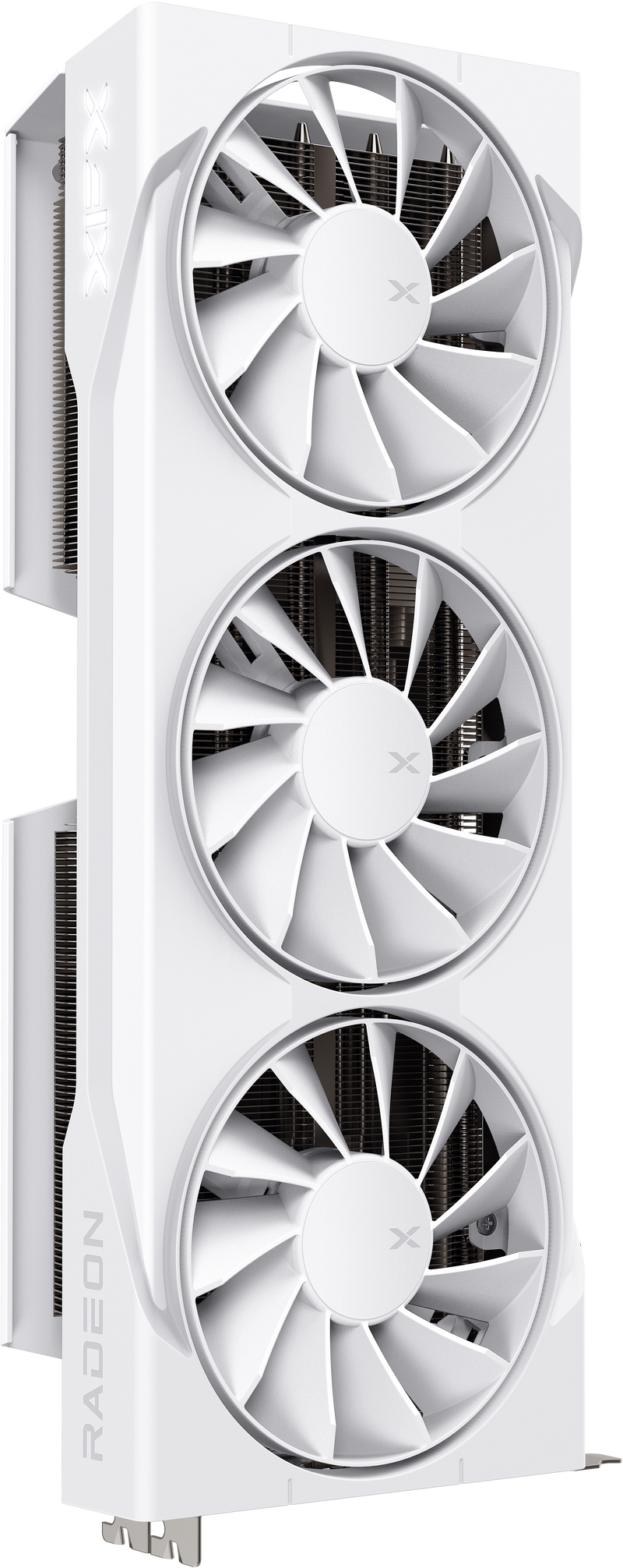XFX Swift RX 9070 XT White Triple Fan grafikkort bakside