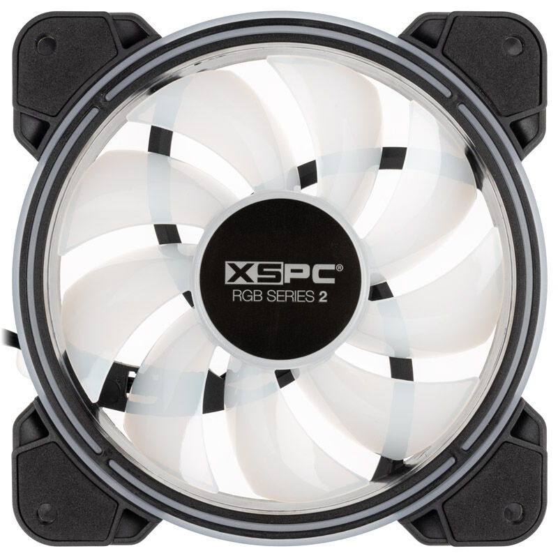 Detalj av XSPC RGB Series 2 ARGB PWM vifte 120 mm